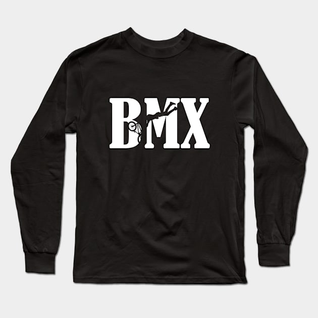 BMX - BMX Biking Long Sleeve T-Shirt by Kudostees